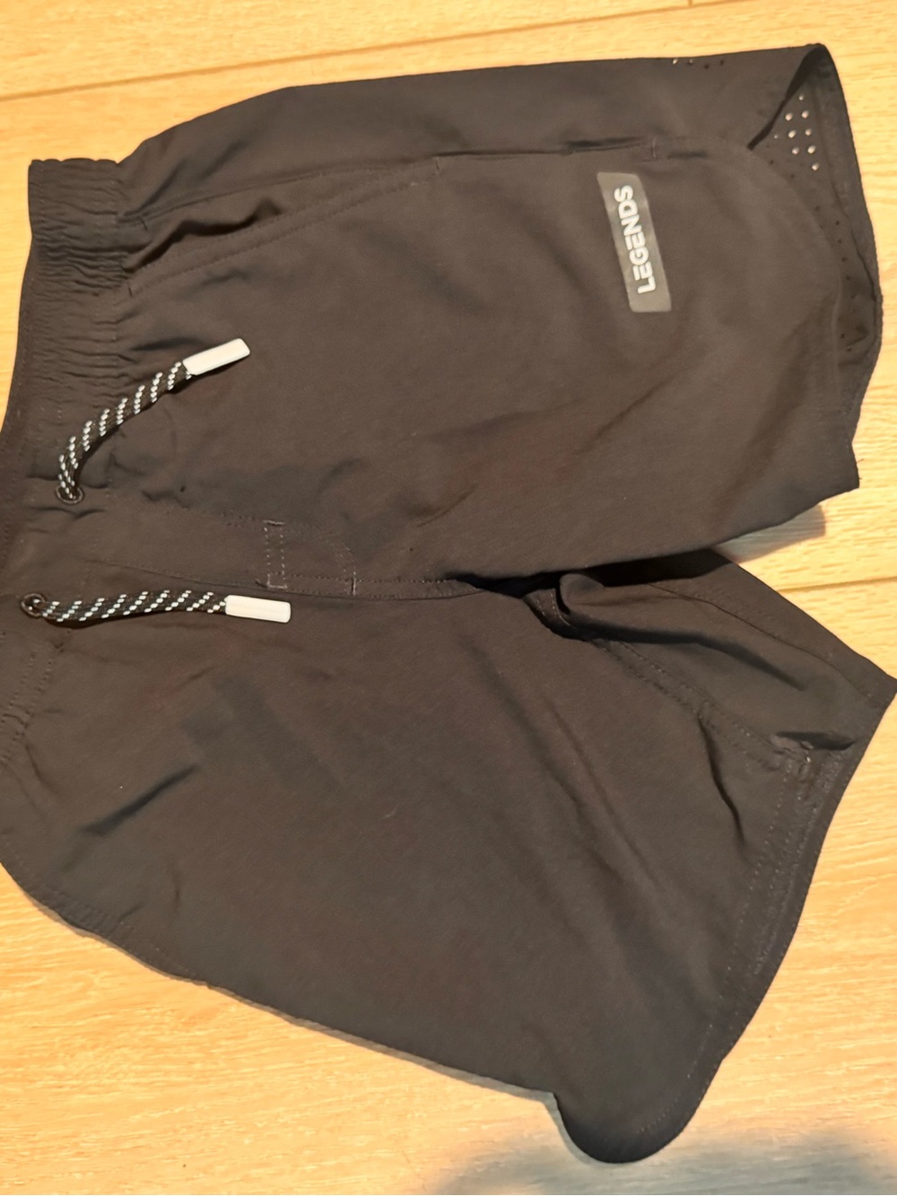 Black Legend Kids Athletic Shorts